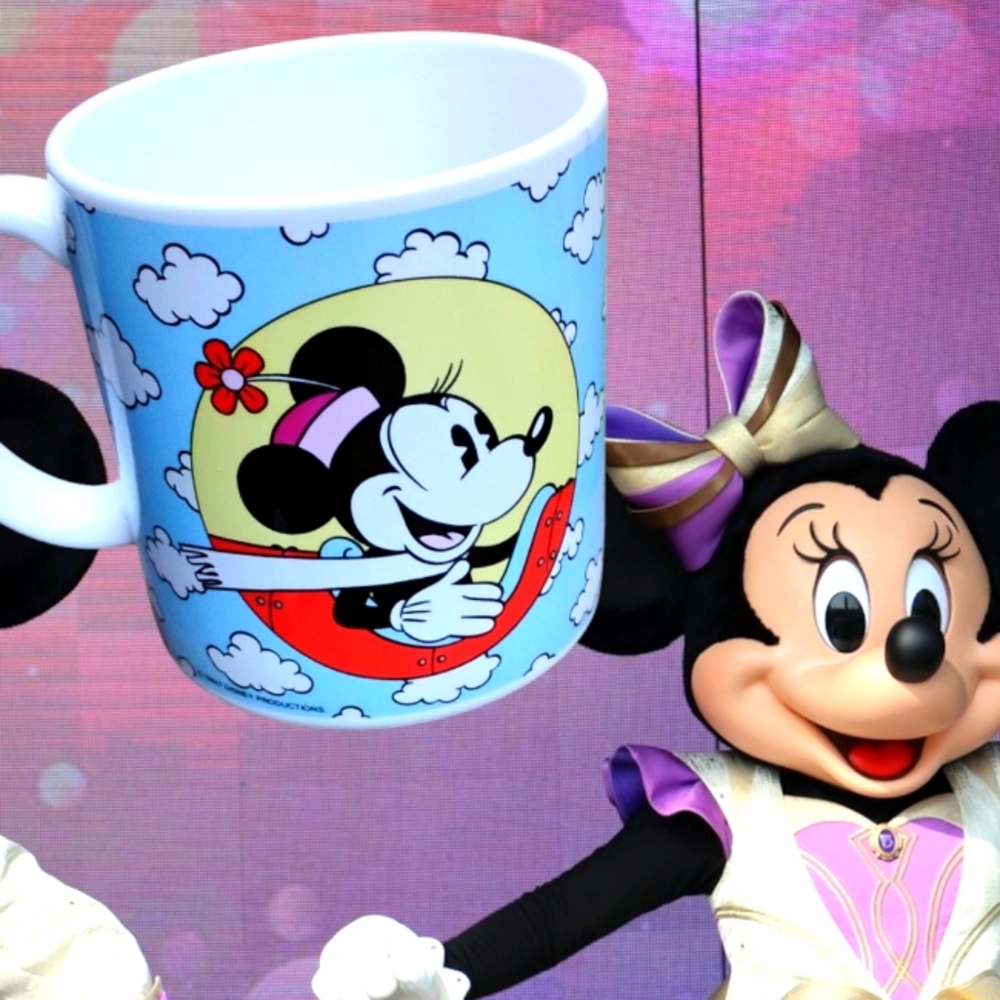 Vintage Like New Disney Mickey and Minnie Mouse Mug